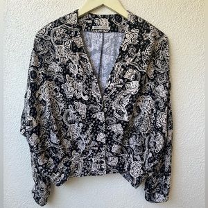 Novella royale button down top/jacket